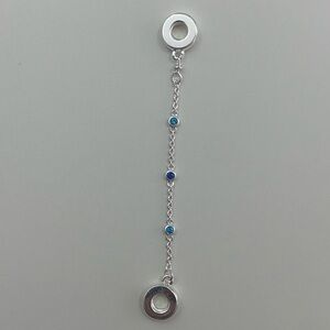 Pandora Triple Blue Stone Safety Chain